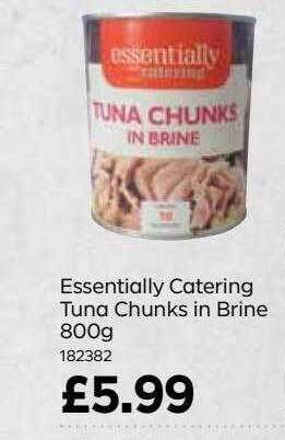 Bestway Essentially catering tuna chunks in brine offer