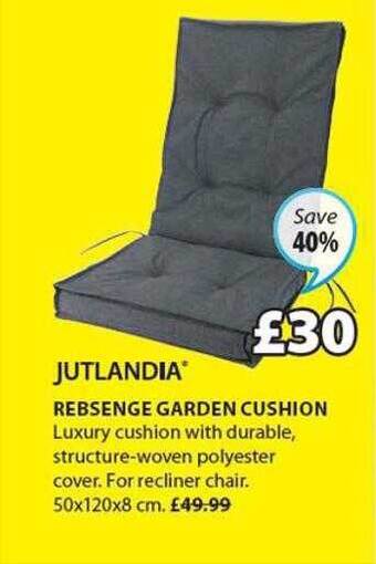 JYSK Jutlandia rebsenge garden cushion offer