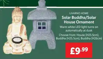Lidl Livarno home solar buddha-solar house ornament offer