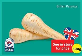 Lidl British parsnips offer