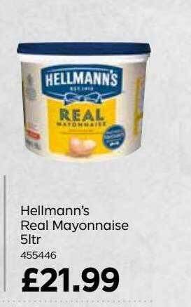 Bestway Hellmann's real mayonnaise offer