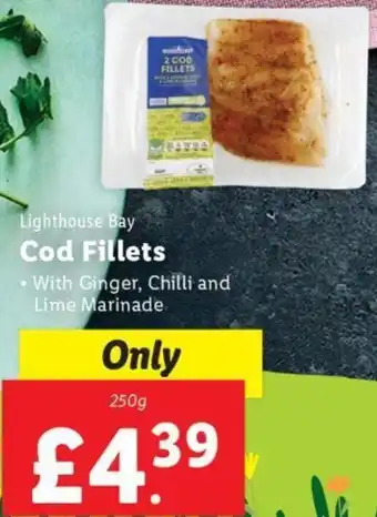 Lidl Lighthouse Bay Cod Fillets 250 g offer