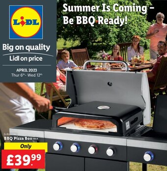 Lidl Grillmeister BBQ Pizza Box offer