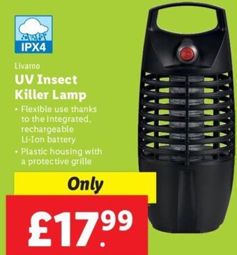 Lidl Livarno UV Insect Killer Lamp offer