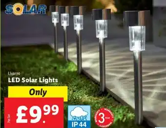 Lidl Livarno LED Solar Lights offer