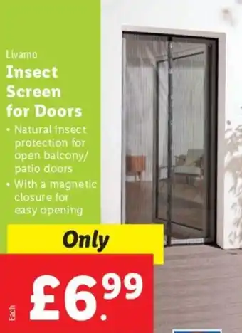 Lidl Livarno Insect Screen for Doors offer