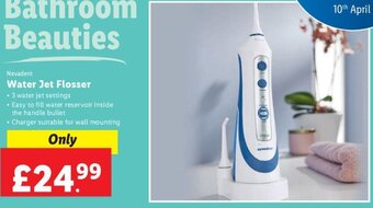 Lidl Nevadent Water Jet Flosser offer
