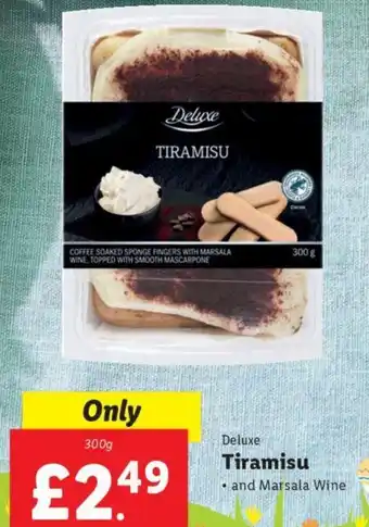 Lidl Deluxe Tiramisu 300g offer