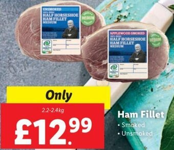 Lidl Ham Fillet offer