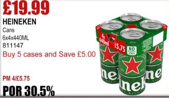 Bestway Heineken Cans 6x4x440ml offer