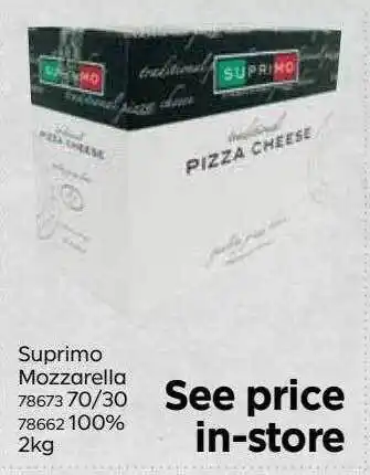 Bestway Suprimo mozzarella offer