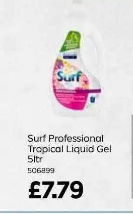 Bestway Surf professional tropical liquid gel offer