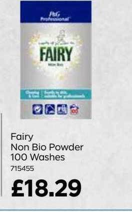 Bestway Fairy non bio powder offer