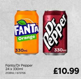 Bestway Fanta-dr pepper offer