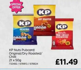 Bestway Kp nuts pubcard offer