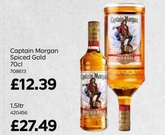 Bestway Captain morgan spiced gold offer
