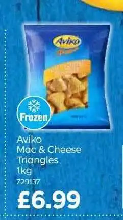 Bestway Aviko mac & cheese triangles offer
