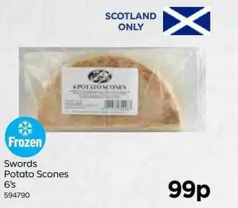 Bestway Swords potato scones offer