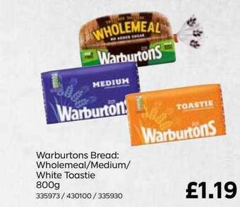 Bestway Warburtons bread offer