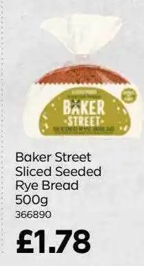 Bestway Baker street sliced seeded rye bread offer