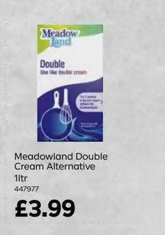 Bestway Meadowland double cream alternative offer