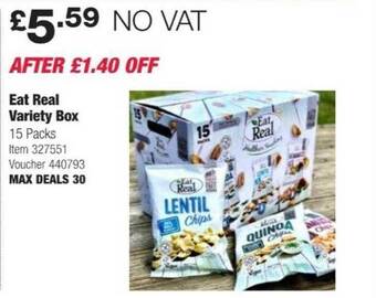Costco Eat real variety box offer