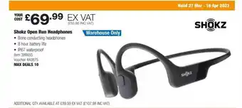Costco Shokz open run headphones offer