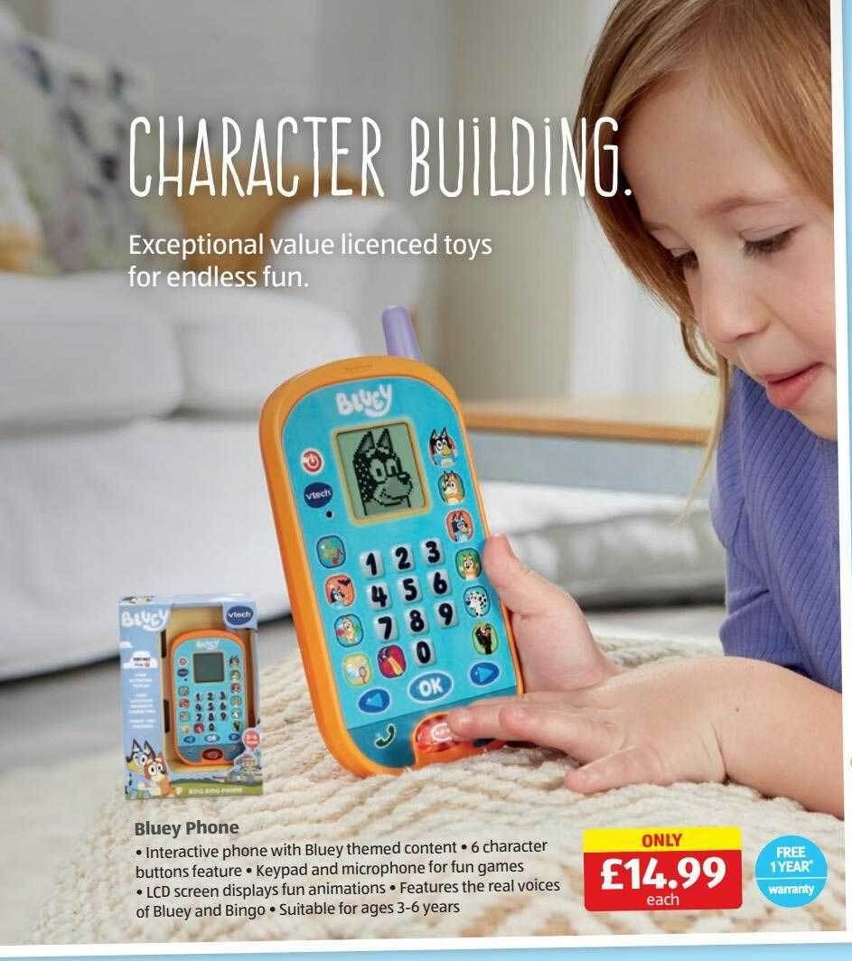 Bluey phone offer at Aldi