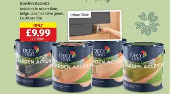 Aldi Garden accents offer