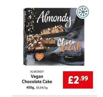 Lidl Almondy Vegan Chocolate Cake offer