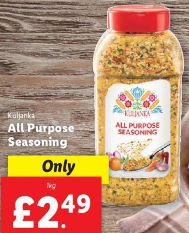 Kuljanka All Purpose Seasoning 1kg offer at Lidl