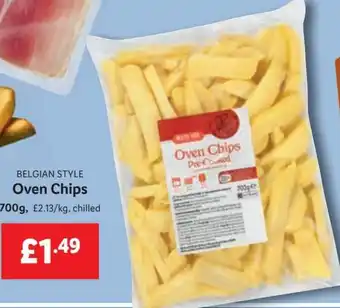 Lidl Belgian Style Oven Chips 700 g offer