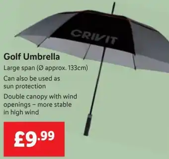 Lidl Golf Umbrella offer