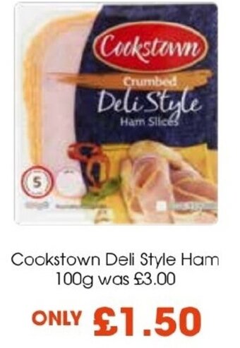 Centra Cookstown Deli Style Ham 100g offer