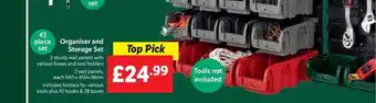 Lidl Organiser and storage set offer