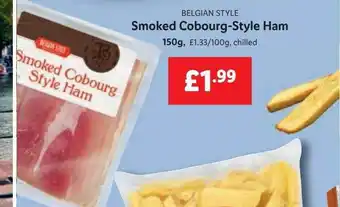 Lidl Belgian style smoked cobourg-style ham offer