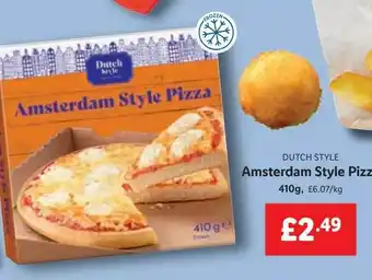 Lidl Dutch style amsterdam style pizza offer
