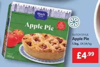 Lidl Dutch style apple pie offer