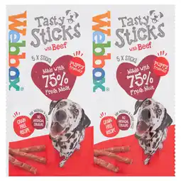 Morrisons Webbox dog sticks beef offer