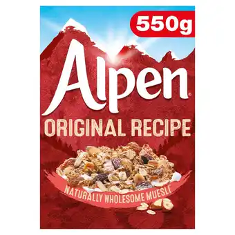 Morrisons Alpen muesli original offer