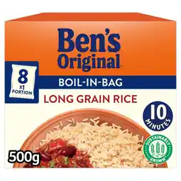 Morrisons Ben's original boil-in-bag long grain rice 8 bags offer
