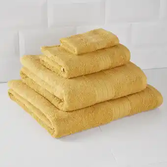 Morrisons Morrisons ochre supersoft bath towel offer