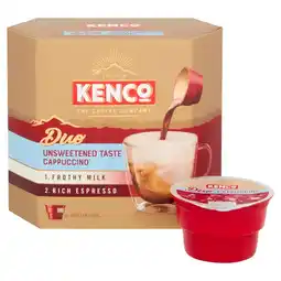 Morrisons Kenco 6 unsweetened cappuccino sachets offer