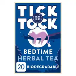 Morrisons Tick tock bedtime 20 tea bags offer