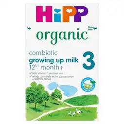 Morrisons Hipp 3 growing up baby milk powder from 1 year onwards offer