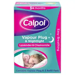 Morrisons Calpol vapour plug nightlight 3 refill pads offer