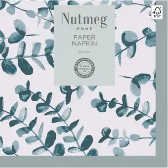 Morrisons Nutmeg home eucalyptus napkins offer