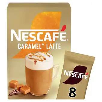 Morrisons Nescafe gold caramel latte instant coffee 8 x sachets offer