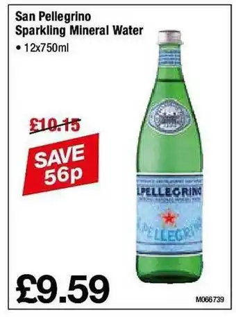 Makro San pellegrino sparkling mineral water offer
