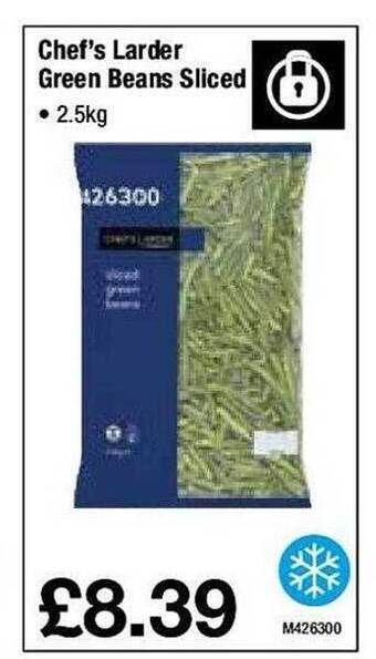 Makro Chef's larder green beans sliced offer